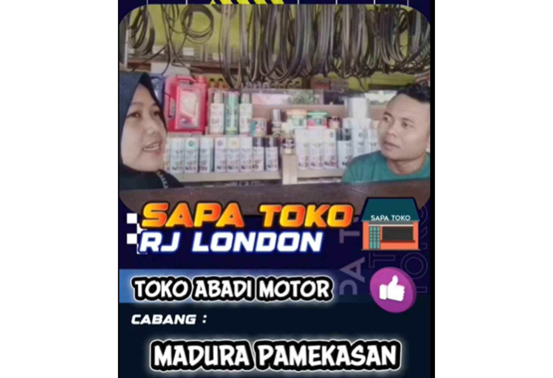 Toko Abadi Motor Daerah Madura Pamekasan: Produk RJ Dapat Ditemukan | Sapa Toko RJ London